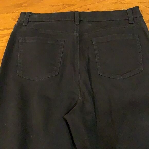 Gloria Vanderbilt Amanda denim jeans - size 14 black - Picture 2 of 9